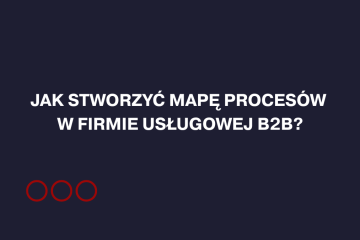 Jak stworzyć mapę procesów w firmie usługowej b2b